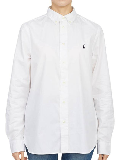 Kids Embroidered Logo Shirt White - POLO RALPH LAUREN - BALAAN 2