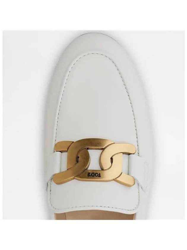 Kate Leather Loafers White - TOD'S - BALAAN 6