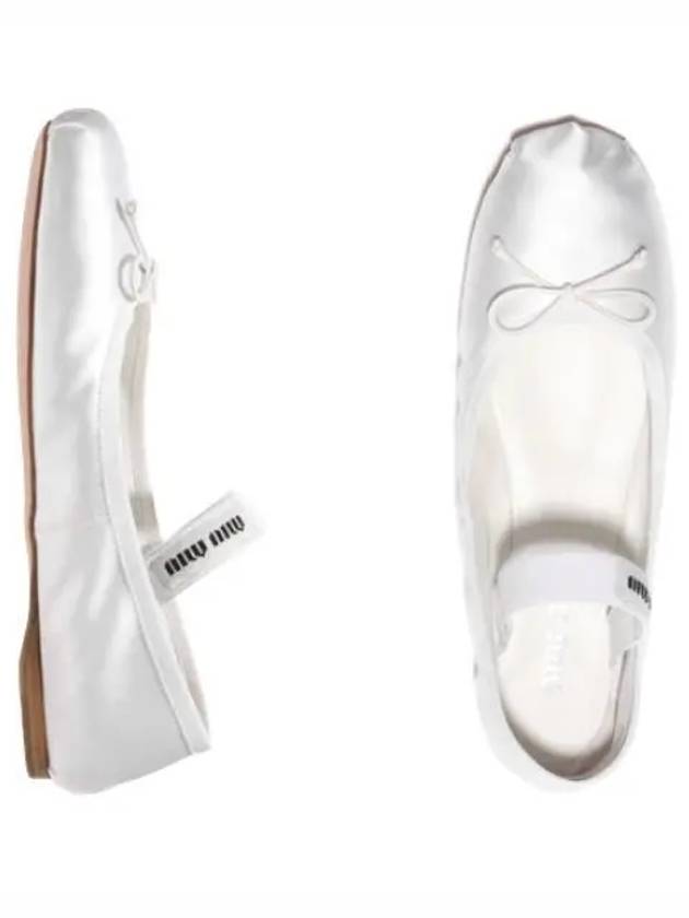 satin ballerina shoes - MIU MIU - BALAAN 1