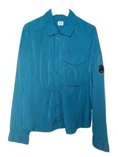 Chrome-R Pocket Over Long Sleeve Shirt Blue - CP COMPANY - BALAAN 2