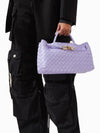 EW Andiamo Intrecciato Leather Tote Bag Purple - BOTTEGA VENETA - BALAAN 6