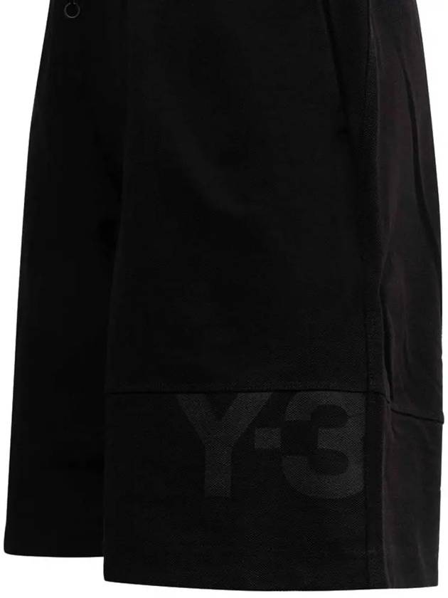 Classic Logo Pique Shorts Black - Y-3 - BALAAN 5