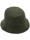 Maison Kitsune Foxhead patch bucket hat LM06113WW0088 KHAKI - MAISON KITSUNE - BALAAN 4