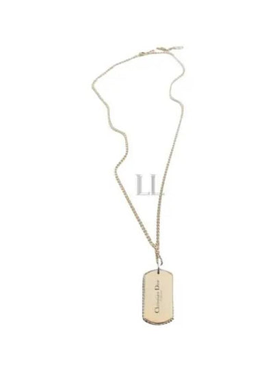 Chain Logo Necklaces Gold - DIOR - BALAAN 2