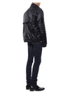 Althaus Grenoble Logo Down Padding Black - MONCLER - BALAAN 7