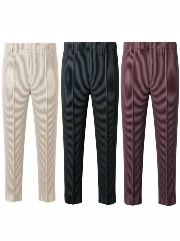 Homme Plissé Large Pleated Tuck Pants Trousers FF303 - ISSEY MIYAKE - BALAAN 1