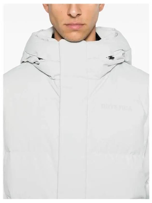 RESKI hooded down jacket gray - DUVETICA - BALAAN 5