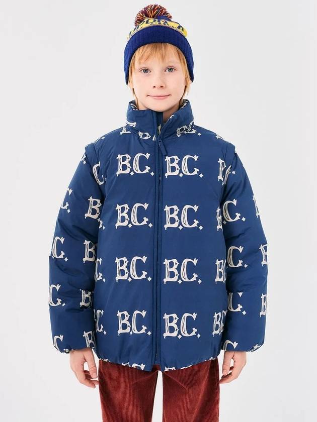 children s padding BC Vintage all over padded anorak B224AC130 - BOBO CHOSES - BALAAN 4