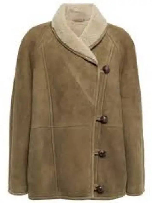 Avenilla shearling coat khaki MA127722A002E67KI - ISABEL MARANT - BALAAN 2