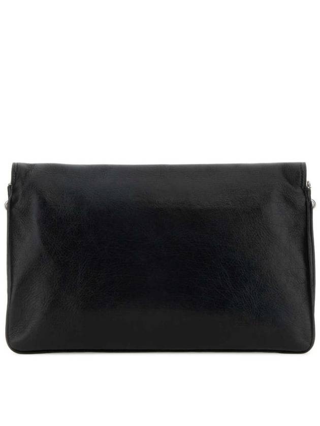 Women's BB Soft Large Flap Shoulder Bag Black - BALENCIAGA - BALAAN 6