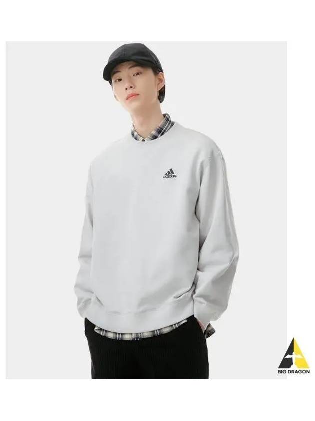 adidas logo sweatshirt light gray H37068 - ADIDAS - BALAAN 1