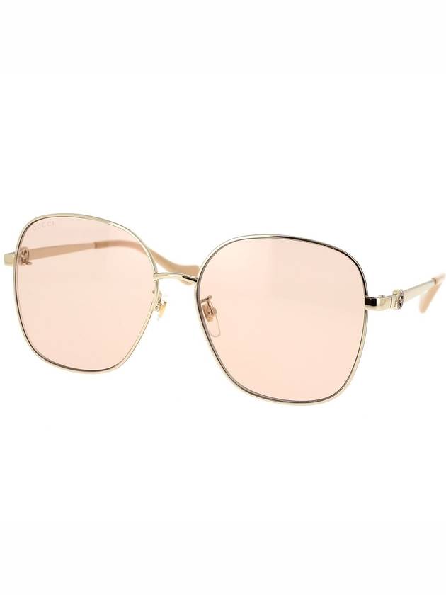 Eyewear Thin Frame Metal Sunglasses Gold - GUCCI - BALAAN 5