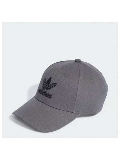 Trefoil Ball Cap Grey - ADIDAS - BALAAN 2