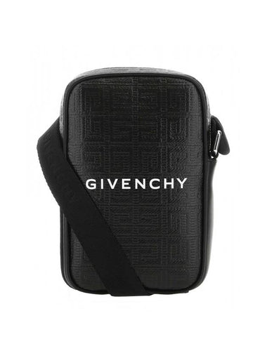 G-Essentials Canvas Smartphone Cross Bag Black - GIVENCHY - BALAAN 1