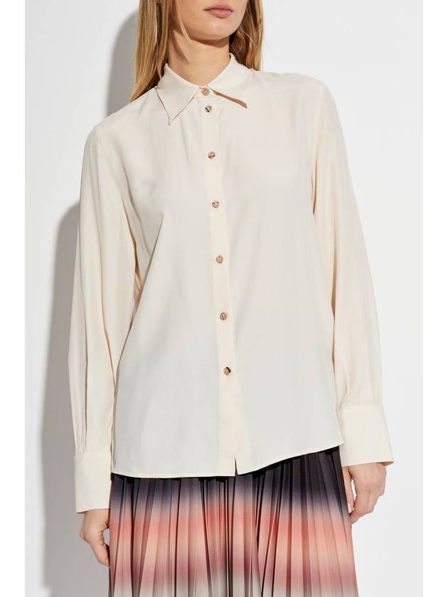 PS Paul Smith Classic Shirt, Women's, Cream - PAUL SMITH - BALAAN 3