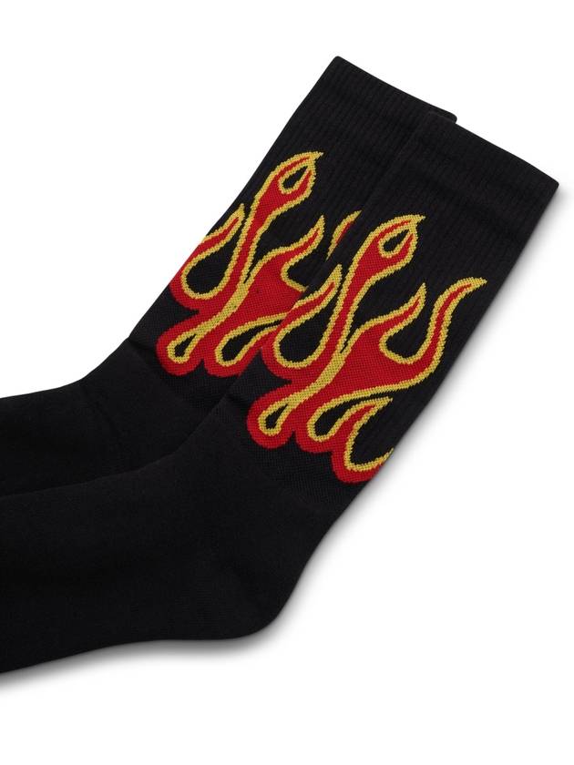 Flames Logo Socks - PALM ANGELS - BALAAN 2