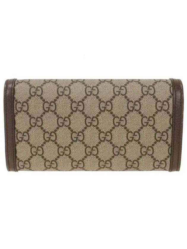 GG Ophidia Chain Long Wallet Brown - GUCCI - BALAAN 4