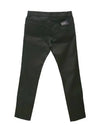 Stretch Drill Five-Pocket Cotton Jeans Black - PRADA - BALAAN 4