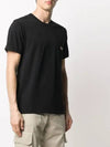 Baby Fox Patch Pocket Short Sleeve T-Shirt Black - MAISON KITSUNE - BALAAN 5