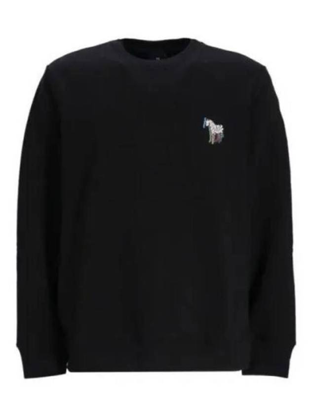 Zebra Printing Regular Fit Sweatshirt Navy - PAUL SMITH - BALAAN 2