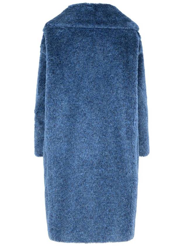 Max Mara 'Zebra' Blue Alpaca Blend Coat - MAX MARA - BALAAN 3