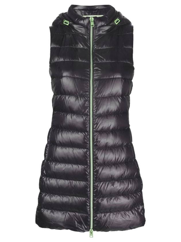 Serena Hooded Padding Vest Black - HERNO - BALAAN 1