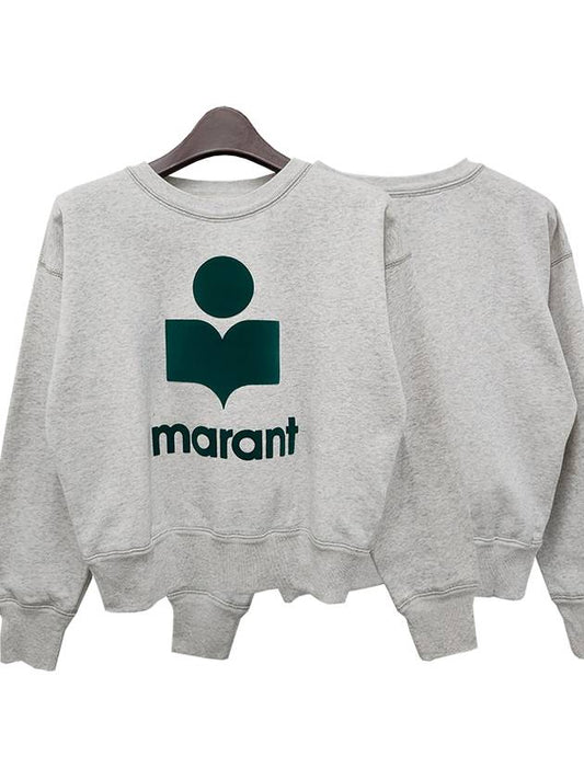 Mobyli Logo Sweatshirt Ivory - ISABEL MARANT ETOILE - BALAAN 2