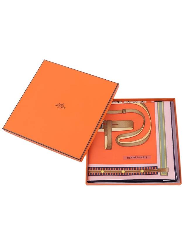 Lettres Equestre 90 Scarf Orange - HERMES - BALAAN 3