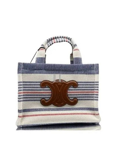 Cabas Thais Striped Small Tote Bag - CELINE - BALAAN 2