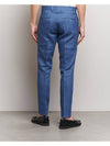 Grant Super Linen Straight Pants Chambray Blue - J.LINDEBERG - BALAAN 4