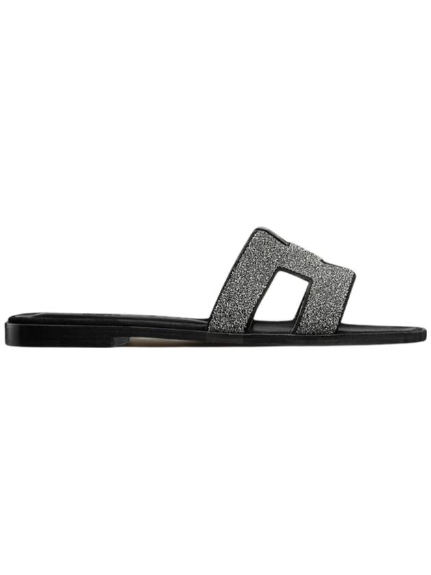 Oran Slippers Noir - HERMES - BALAAN 1