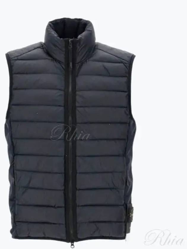 Loom Woven Chambers Recycled Nylon Down TC Vest Navy - STONE ISLAND - BALAAN 2