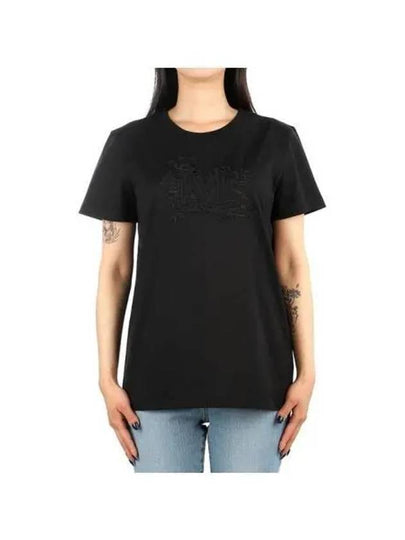 Women's Sacha Short Sleeve T-Shirt Black - MAX MARA - BALAAN 2