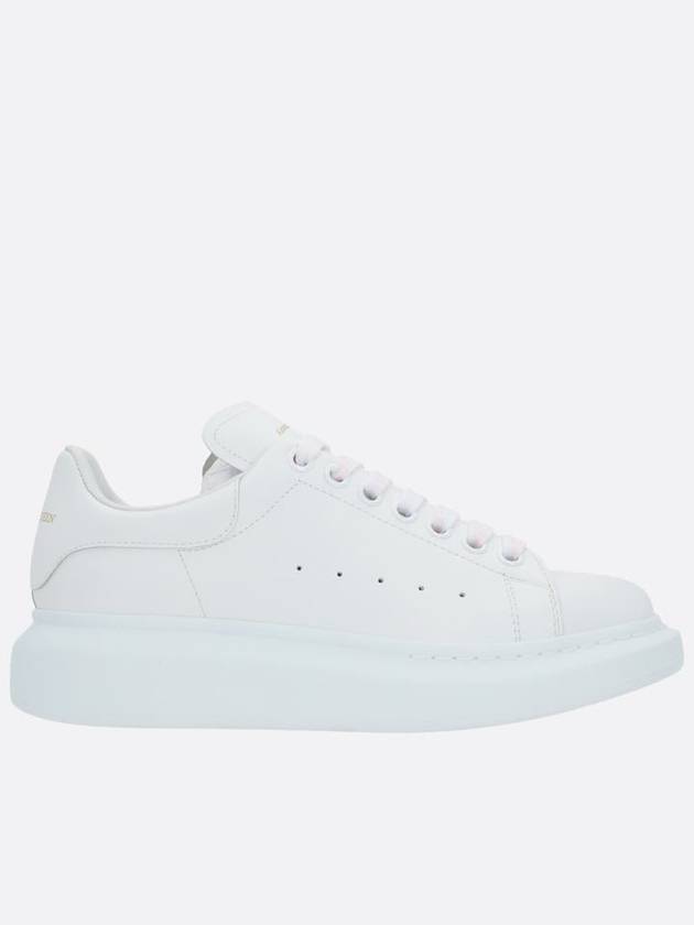 Oversized Leather Low Top Sneakers White - ALEXANDER MCQUEEN - BALAAN 2