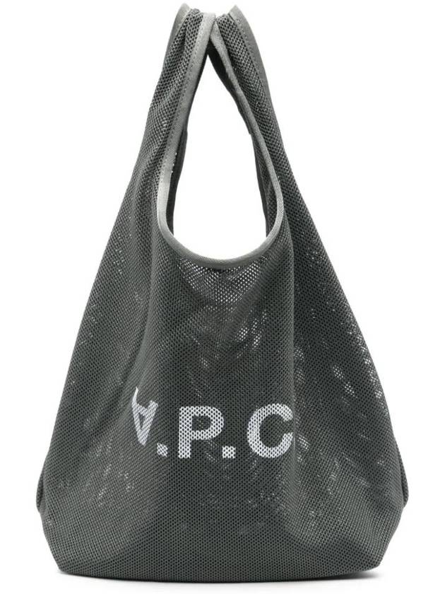 Logo Rebound Mesh Tote Bag Grey - A.P.C. - BALAAN 1