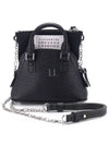 5AC Classic Baby Shoulder Bag Pale Black - MAISON MARGIELA - BALAAN 2