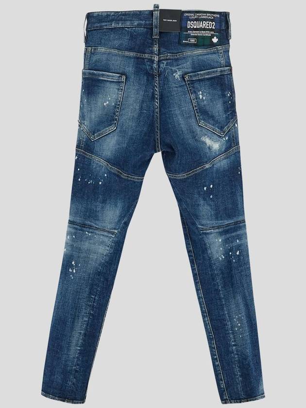 Distressed Skinny Jeans Blue - DSQUARED2 - BALAAN 3