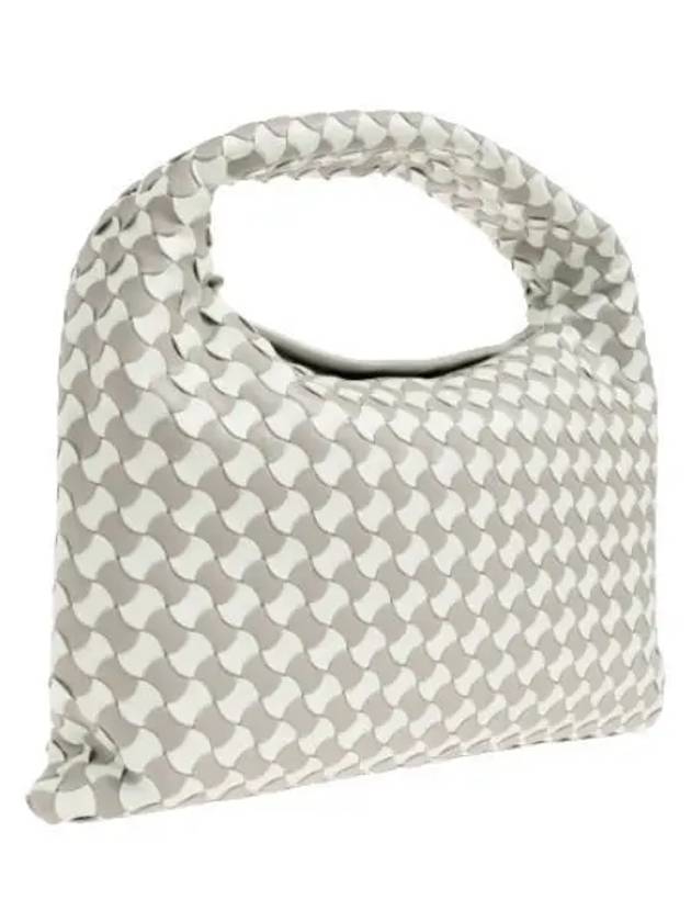 Tile Leather Tote Bag Grey - BOTTEGA VENETA - BALAAN 2