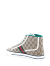 Tennis 1977 GG Canvas High-Top Sneakers Beige - GUCCI - BALAAN 6