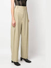 Cotton Straight Pants Beige - BOTTEGA VENETA - BALAAN 5