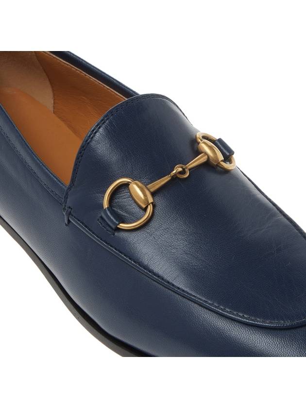 Jordaan Leather Loafers Blue - GUCCI - BALAAN 9