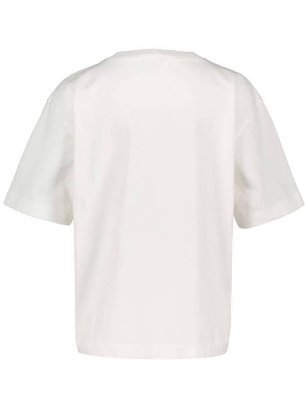 Logo Crew Neck Short Sleeve T-Shirt White - ACNE STUDIOS - BALAAN 3