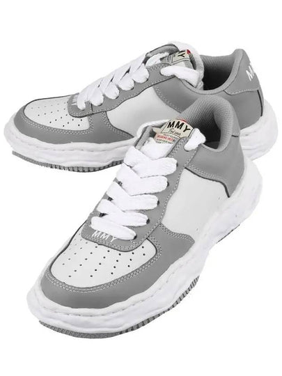 Wayne OG Sole Leather Low Top Sneakers Grey - MAISON MIHARA YASUHIRO - BALAAN 2