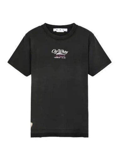 Wave Off Low Over Skate T Shirt Black - OFF WHITE - BALAAN 1