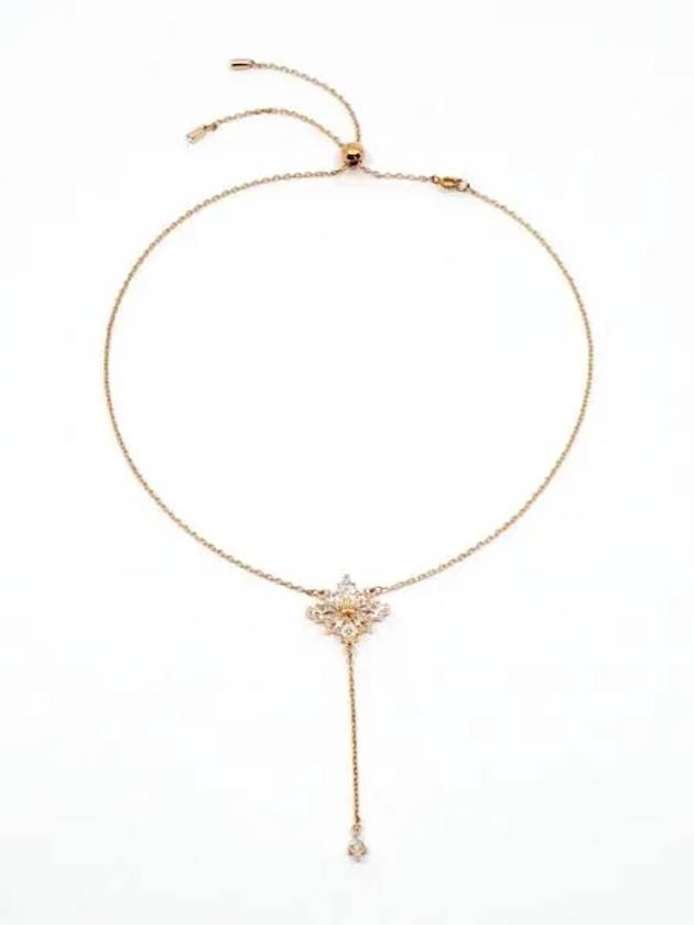 Stella Kite Cut Star Y Pendant Necklace Rose Gold - SWAROVSKI - BALAAN 2