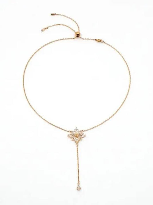 Stella Kite Cut Star Y Pendant Necklace Rose Gold - SWAROVSKI - BALAAN 2