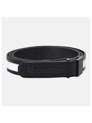 APPAREL Women s Lettering Logo Hook Cowhide Belt TWABNF636 199 - TAYLORMADE - BALAAN 1