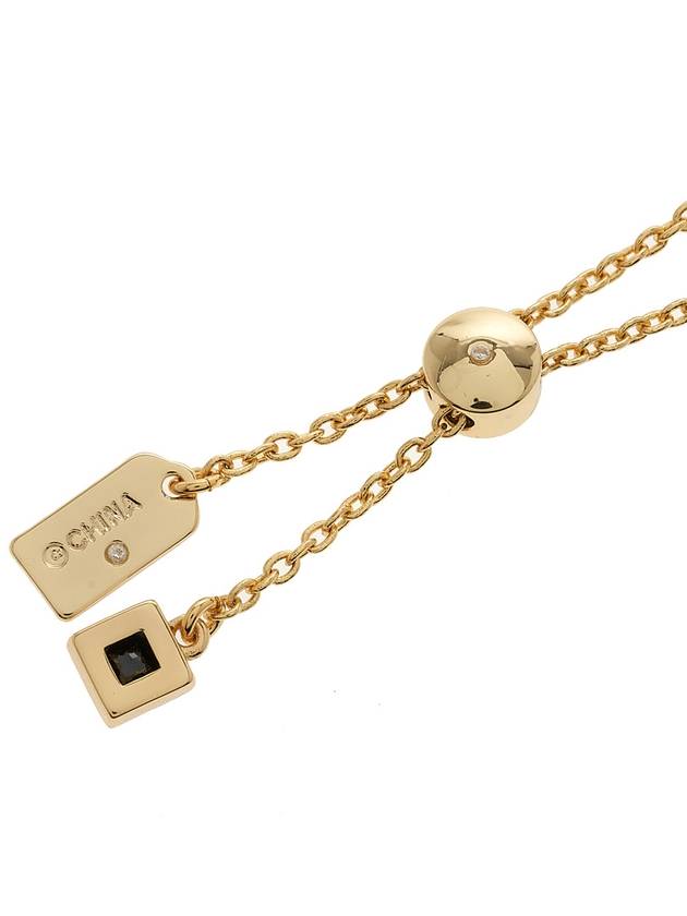 Signature Crystal Slider Bracelet Gold - COACH - BALAAN 7