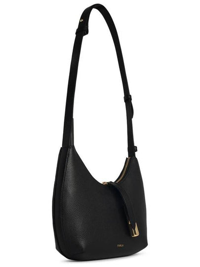 Furla 'Goccia' Black Leather Bag - FURLA - BALAAN 2