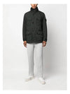 Men's Logo Patch Jacket Black - STONE ISLAND - BALAAN 4